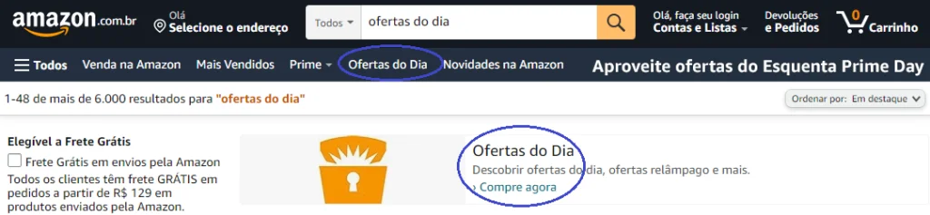 Ofertas do Dia