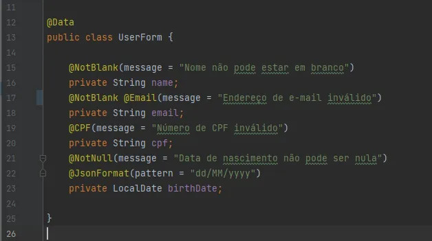 Classe UserForm