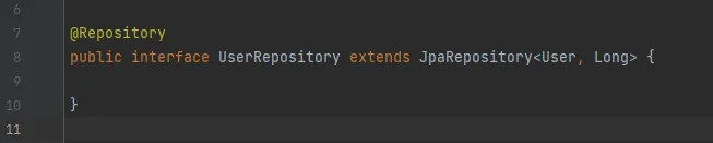 Interface UserRepository